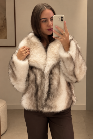 GISELLE jakna iz umetnega krzna